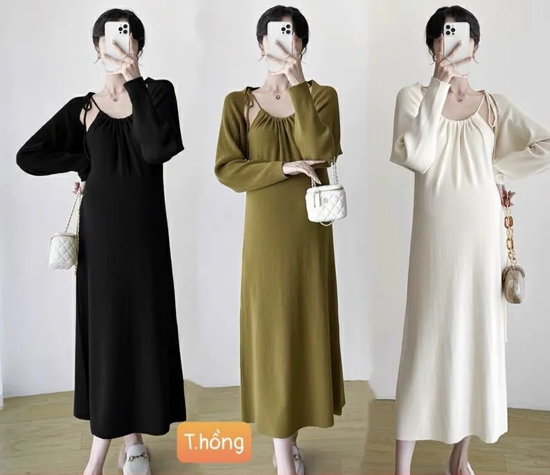 Set váy body tay dài áo len cánh dơi  Shopee Việt Nam