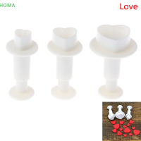 ?【Lowest price】HOMA Xmas fondant เครื่องตัดเค้กลูกสูบแม่พิมพ์คุกกี้เบเกอรี่ดอกไม้ตกแต่งแม่พิมพ์