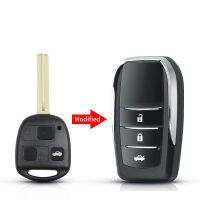 KEYYOU TOY48 23 Buttons Modified Flip Remote Car Key Shell Case For LEXUS ES300 GS300 GS430 GX470 LS200 LS300 LS400 RX300