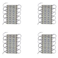 100Pcs 5050 SMD 3 LED Module LED Strip String Light Waterproof DC 12V Cool White