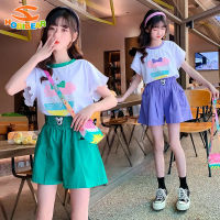 TOP☆HOBIBEAR Girls new dresses, girls suit skirts, middle-aged and older childrens fashionable two-piece suits