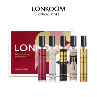 Lonkoom น้ำหอมพกพา (EDP) ขนาด10 ml Perfume บรรจุ 5 ขวด รุ่น Refresh memory perfume set น้ำหอมสำหรับสุภาพสตรีและสุภาพบุรุษ