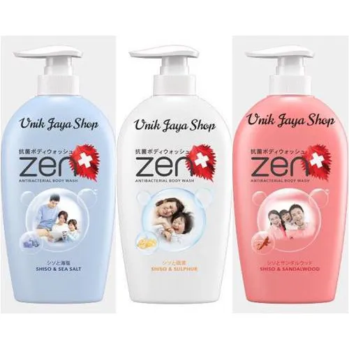 Zen Antibacterial Body Wash Refill 400 mL Botol 500 mL Lazada
