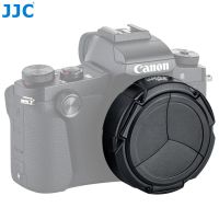 JJC ฝาครอบเลนส์เปิดและปิดรถยนต์โดยเฉพาะตัวป้องกันเลนสสำหรับ Canon Powershot G1X Mark III G1X กล้องดิจิตอล M3ฝาครอบเลนส์ฝาปิดเลนส์อัตโนมัติ