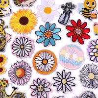 Daisy SunFlower Flowers Patch DIY Jackets Jeans Hat Bag Sew Embroidered Applique Patches On Clothes Iron On Patches For Clothing Haberdashery