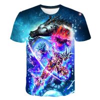 Fashion Anime Dragon T Shirt 3 4 5 6 7 8 9 10 11 12 13 14 Years Baby Boys Clothing Children Clothes Kids Tops Girls Tees Shirts