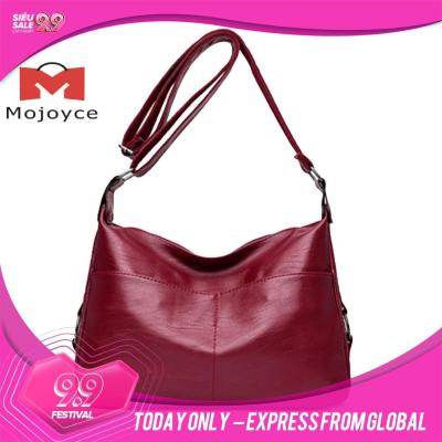 หนัง PU สำหรับผู้หญิง MOJOYCE กระเป๋าสะพายไหล่ความจุขนาดใหญ่กระเป๋า Crossbody กระเป๋าทรงสี่เหลี่ยมมีหูหิ้วสะพายไหล่กระเป๋าเอกสาร