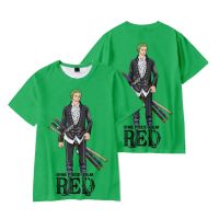 2023 New2023อะนิเมะใหม่ Monkey D. Luffy Film:Red T Shirt Japanese Men S Fashion Women Loose 3D Printing Unisex Casual Short Sleeve Top Cosplay