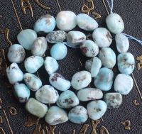 8-12mm Natural Larimar Freeform Loose Beads 15inch per strand Wholesale For DIY Jewellery Free Shipping !