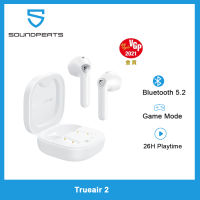 SOUNDPEATSสำหรับTrueAir2 Ultraน้ำหนักเบาหูฟังเอียบัดไร้สายบลูทูธV5.2 TrueAir 2หูฟังQCC3040 AptXไมโครโฟนคู่CVCไม่มีเสียงรบกวนหูฟังไร้สาย