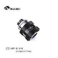 Bykski Hand Push Water Release Valve G14 ด้ายชายหญิงทองเหลืองขยายเปิดหยุดสวิทช์ PC Cooling Fitting CC-HP-X-V4