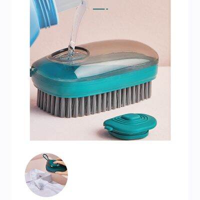 Brush cleaner Automatic Liquid Soap Dispenser Dish Washing Laundry Shoe Brush Kitchen Cleaning Brush For Bathroom Cleaning Tools