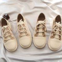 ❐  Single women flat shoes comfortable soft bottom shoes joker students literary retro low help shoes handmade casual shoes female students