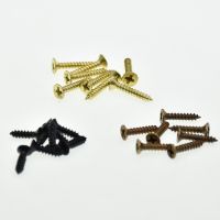 500PCS Phillips Self-Tapping Screws M2x6/8/10/12mm Bronze/Gold Oval Head Screw For Antique Hinges Decoration Wood Hardware Tool