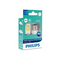 PHILIPS หลอดไฟเบรค/ไฟท้าย แสงสีขาว S25 รุ่น Ultinon LED 11499ULWX2 [2 หลอด]