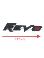 ใหม่ ป้ายโลโก้ สติ๊กเกอร์ โตโยต้า ไฮลักซ์ รีโว่ Logo Sticker Toyota Hilux REVO ดำด้าน