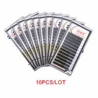 NEWCOME 10PCS Individual Silk Eyelash All Size Eyelash Extensions Mink Eyelash Extension maquiagem cilios For Professional