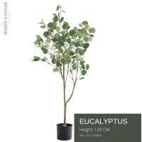 Eucalyptus Tree ต้นยูคาปลอม ต้นไม้ประดิษฐ์เกรดพรีเมี่ยมเพื่อการตกแต่ง ต้นไม้ตกแต่งสำนักงาน คอนโด