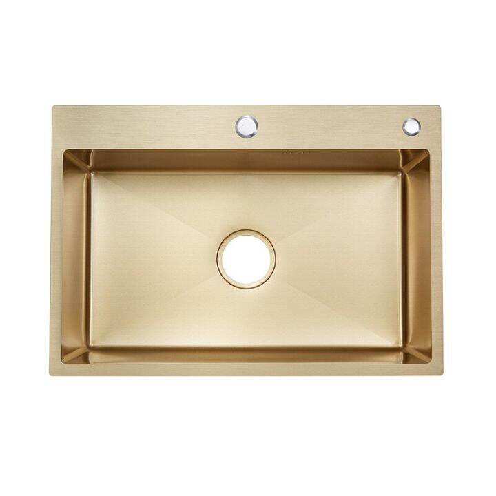 CrossBorder Wholesale Nano Gold Handmade Sink Simple Home Stainless