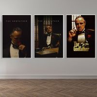 Vintage The Godfather ภาพยนตร์โปสเตอร์พิมพ์ภาพยนตร์คลาสสิกตัวละครภาพภาพวาดผ้าใบ Graffiti Wall Art ภาพจิตรกรรมฝาผนัง Room Home Decor