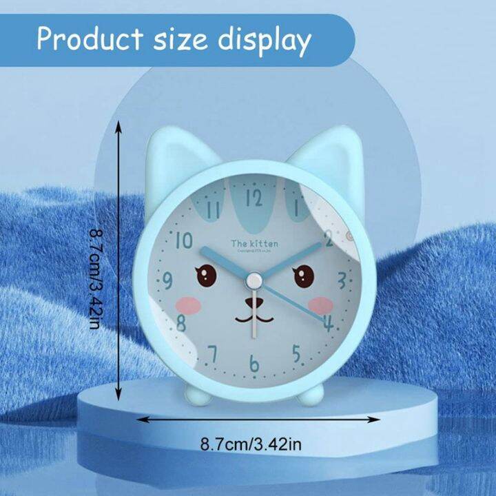 cute-animal-alarm-clock-for-kids-non-ticking-cat-alarm-clock-quiet-desk-alarm-clock-with-backlight