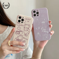 เคส iphone เคสไอโฟน เปลือกนิ่ม ภาพการ์ตูน เคสไอโฟน ตัวการ์ตูนไลน์ tpu Phone Case For iPhone 11 Pro Max X Xr Xs Max 7 8 Plus Se 2020 12 pro max 12 mini 13 pro max 13 mini