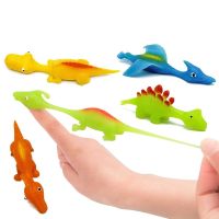 【CW】 5PCS Catapult Launch Fun Tricky Chick Practice Elastic Flying Birds DecompressionToy