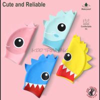 Kids Swimming Caps Cute Swim cap Waterproof Swim Pool hat Ear Protect Badmuts Diving Hat head cover berenang cap 泳帽