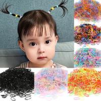 100pcs Colorful Small Disposable Hair Ties Baby Kids High Elasticity Ponytail Holder Rubber Band Diy Dog Cat Hair Accessories Hair Accessories