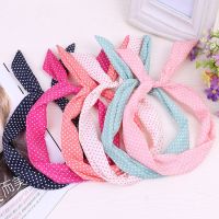 【CC】 New 2022 Hair Accessories Headdress Ears Headband Bow Hoop Headbands Scarf Band Hairbands