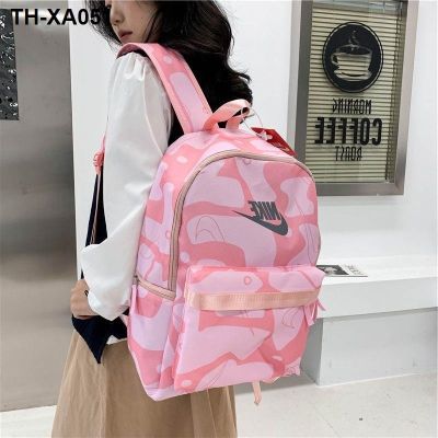 2023 new schoolbag han edition men and women college students backpack contracted sports outdoor laptop bag junior high school