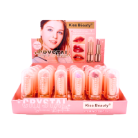 ลิปสติก Kiss Beauty Crystal Shine Lipstick 35971-03 ลิปกลอส มันวาวอย่างเป็นธรรมชาติ ริมฝีปากนุ่ม ชุ่มชื้นและเปล่งปลั่ง สีสดใส