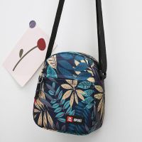 【hot seller】 One-shoulder all-match mini bag casual Oxford cloth womens mobile phone coin purse printed nylon Messenger