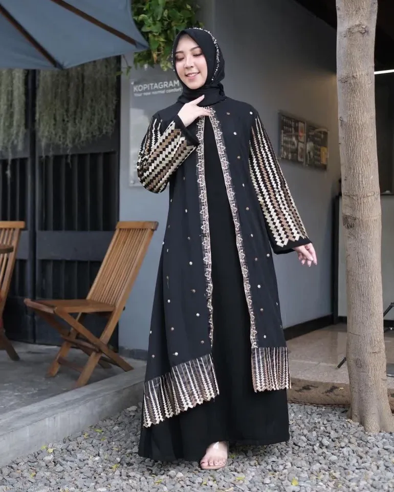 Abaya jetblack sales