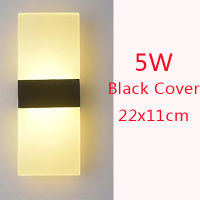 Modern Home LED Bedside Wall Lamp Acrylic Interior Sconce Wall Mount Light Wireless Remote Control Decor Bedroom Living Room