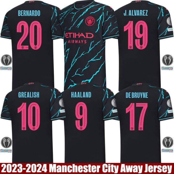 Manchester City 2023 2024 Third Jersey J. Alvarez