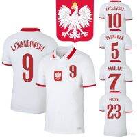 Hot 2021 Poland national football team T-shirt Top Lewandowski Zielinski Piatek Sweater Loose SPO