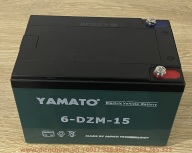 Một bộ 4 bình ắc quy xe đạp điện 48V 15Ah Yamato 6-DZM-15 thumbnail