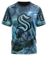 NHL Seattle Kraken Customize Name Fear The Deep Design 3d JERSEY  shirt SPORT