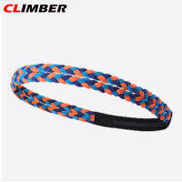 CLIMBER ซิลิโคนยืดได้กันลื่น,ที่คาดผมเล่นโยคะสไตล์ถักเปียแบบเรียบง่ายสวมใส่สบายยืดได้กันลื่นสำหรับวิ่งออกกำลังกายเล่นกีฬา