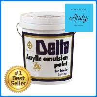 สีน้ำทาภายใน DELTA สีเทา ด้าน 5 แกลลอนWATER-BASED INTERIOR PAINT DELTA GREY MATT 5GAL **ลดราคาจัดหนัก **