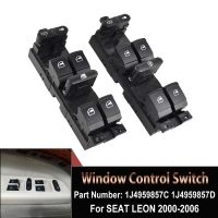 ♈ 1J4959857A 1J4959857D Red Backlight Master Power Window Switch For VW Golf MK4 Bora Seat Skoda Octavia MK1 Fabia 1J4 959 857A