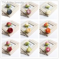 【hot】๑▲  Rosa artificial de seda bud 15colors 4cm para o buquê do casamento parede evento partido guirlanda headware decorativo