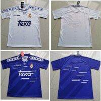 ☽﹍ Top quality 1994 1996 Real Madrid home away retro maillot de foot