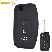 ซิลิโคนสำหรับ Ford Fiesta Focus Mondeo Falcon B-Max C-Max S-Max Eco Sport Galaxy Territory Keyless Fob Shell