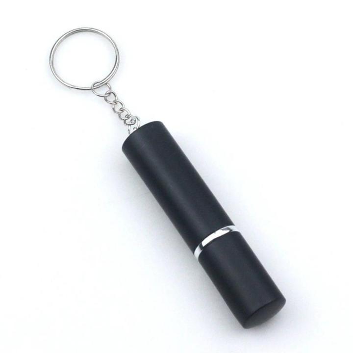 พวงกุญแจขวดพ่นขวดน้ำหอมขนาดเล็กสำหรับรถยนต์แบบพกพาพวงกุญแจเหล็ก10มล