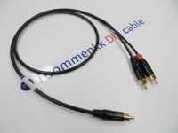 สายสัญญาณเสียงซับวูฟเฟอร์รุ่นเล็ก Canare L-4E5AT เข้า1ออก2   Subwoofer Cable 1-2