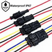 16 AWG Waterproof Wire Connectors Automotive Electrical Connectors Quick Disconnect Wire Connectors 2/3/4 Pin Electrical Connectors