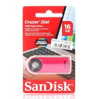 SanDisk แฟลชไดร์ฟ 16GB  CRUZER DIAL (SDCZ57) Pink