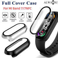 ฟิล์มกันรอย3D สำหรับ Xiaomi Mi Band 7/7NFC PC คลุมทั้งหมดกันกระแทกกรอบปกป้องหน้าจอ Case